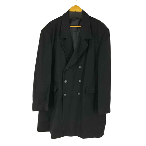 CEST CITY シルクウール混ダブルブレストコート メンズ