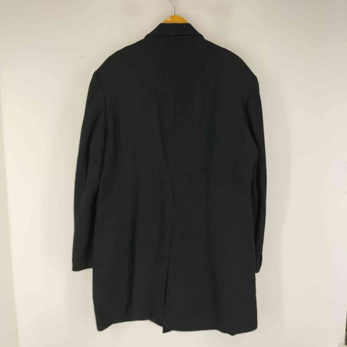 CEST CITY シルクウール混ダブルブレストコート メンズ