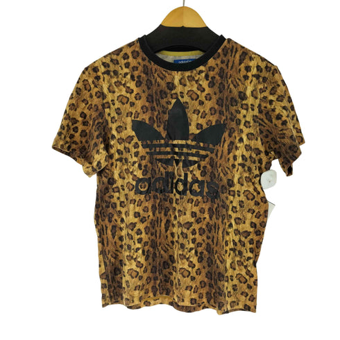 アディダス adidas ヒョウ柄 S/S Tシャツ メンズ import:S