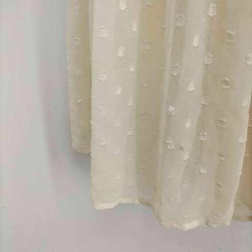 ザラ ZARA スイスドットミディワンピ レディース import:S