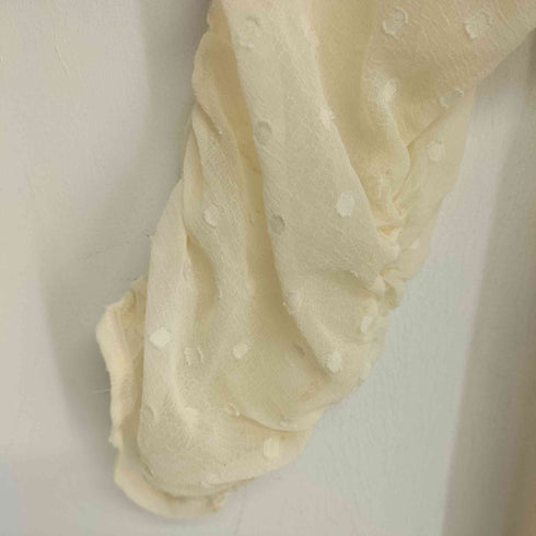 ザラ ZARA スイスドットミディワンピ レディース import:S