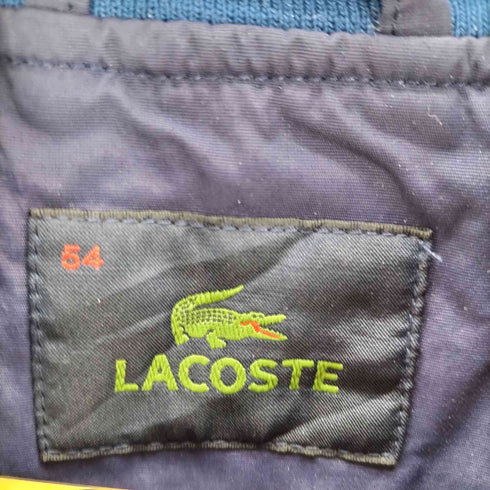 ラコステ LACOSTE ロゴ ワッペン スイッチングカラー 裏地メッシュ ジップ ブルゾン ジャケット メンズ EUR:54