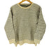 アランクラフト aran crafts アイルランド製 PURE NEW WOOL 総柄 バーズアイ ニット セーター メンズ import:M