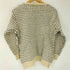 アランクラフト aran crafts アイルランド製 PURE NEW WOOL 総柄 バーズアイ ニット セーター メンズ import:M