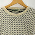 アランクラフト aran crafts アイルランド製 PURE NEW WOOL 総柄 バーズアイ ニット セーター メンズ import:M