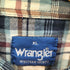ラングラー Wrangler 90S WESTERN SHIRTS マドラスチェック スナップボタン ウエスタン シャツ メンズ import:XL