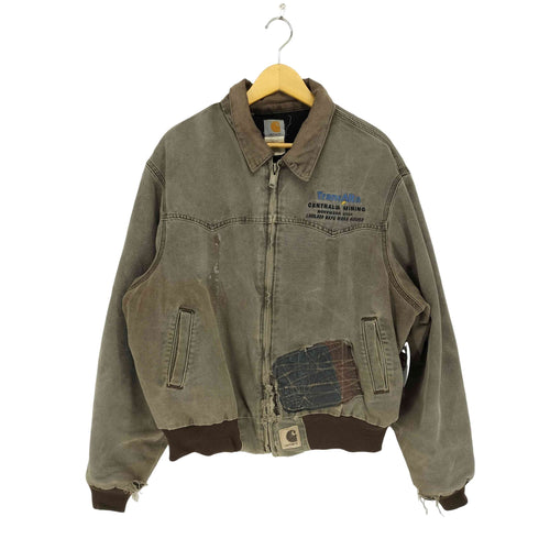 カーハート Carhartt 90S Santa Fe Jackets 企業ロゴ刺繍 キルティング裏地リフレクター サンタフェ ジャケット メンズ