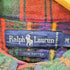ラルフローレン RALPH LAUREN 90S 外付けタグ ポニー 刺繍 マルチカラー ボタンダウン L/S チェック フランネル シャツ メンズ import:M