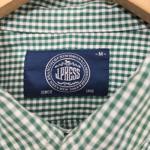 ジェイプレス J.PRESS ギンガムチェックBDシャツ メンズ JPN:M