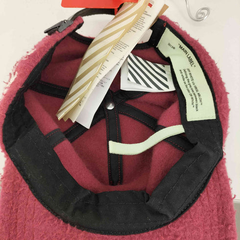 オフホワイト OFF-WHITE ウールキャップ メンズ