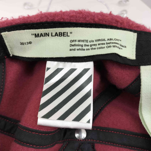 オフホワイト OFF-WHITE ウールキャップ メンズ