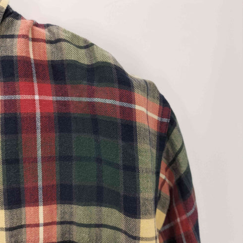 エルエルビーン L.L.Bean 80-90S USA製 C246 マドラスチェック ボタンダウン L/S シャツ メンズ import:L