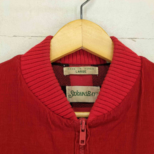 セントジョンズベイ STJOHNS BAY 90S 細畝コーデュロジップアップベスト メンズ import:L