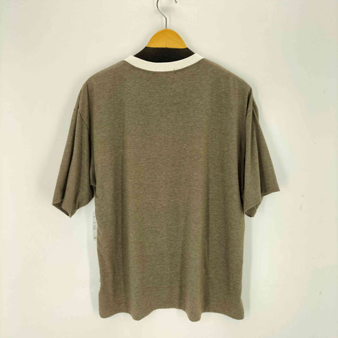 MUHET プリントリンガーTシャツ メンズ LL