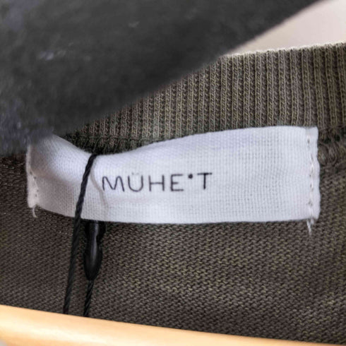 MUHET ピグメントラグランTシャツ メンズ LL