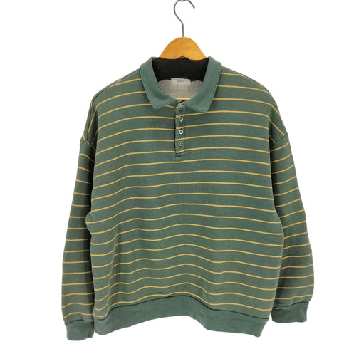 MUHET ボーダーポロスウェット メンズ JPN:M
