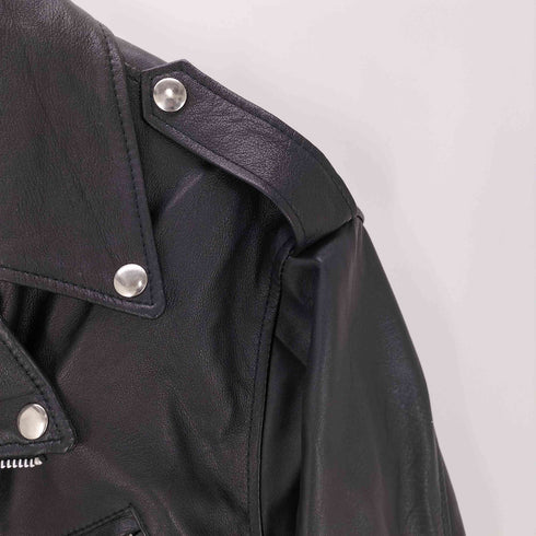 r Genuine Leather Rider's Jacket 本革 リアルレザー ダブル ライダース ジャケット メンズ JPN:L