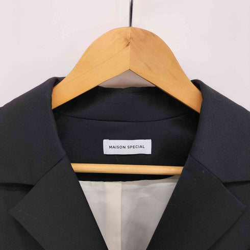 メゾンスペシャル MAISON SPECIAL Multiway Layered Jacket レイヤード クロップドジャケット レディース