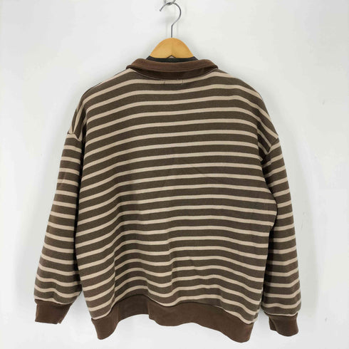 MUHET ボーダーポロスウェット メンズ LL