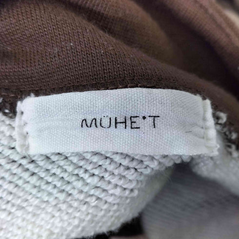 MUHET ボーダーポロスウェット メンズ LL