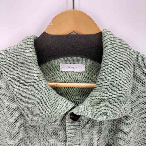 MUHET 襟付きカーディガン メンズ LL