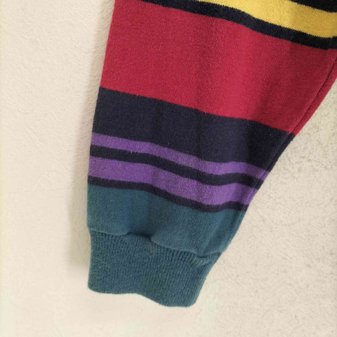 エルエルビーン L.L.Bean USA製 ボーダーヘンリーネックカットソー メンズ import:M