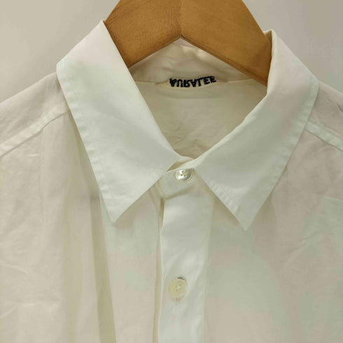 オーラリー AURALEE 22SS WASHABLE FINX TWILL BIG HALF SLEEVE SHIRTS ウォッシャブル フィンクス ツイル ビッグ ハーフ スリーブ シャツ メンズ JPN:4