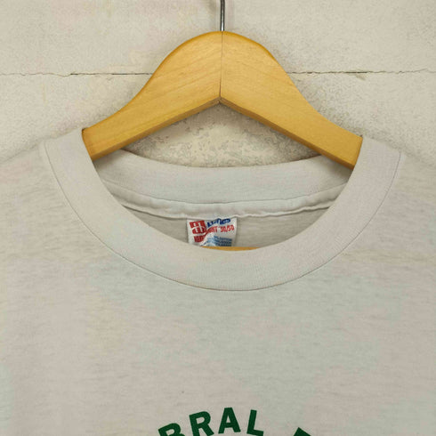 ヘインズ Hanes USA製 シングルステッチ CEREBRAL PALSY 両面プリント クルーネックカットソー メンズ import:L