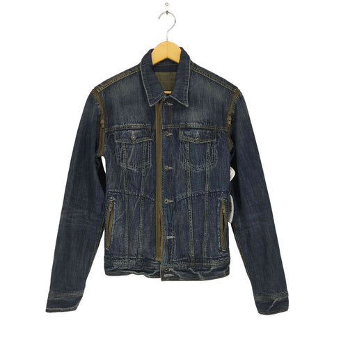 buffalo jeans ジップデザインデニムジャケット メンズ