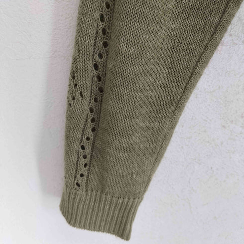 グラム glamb リネン混Vネックカーディガン メンズ 3