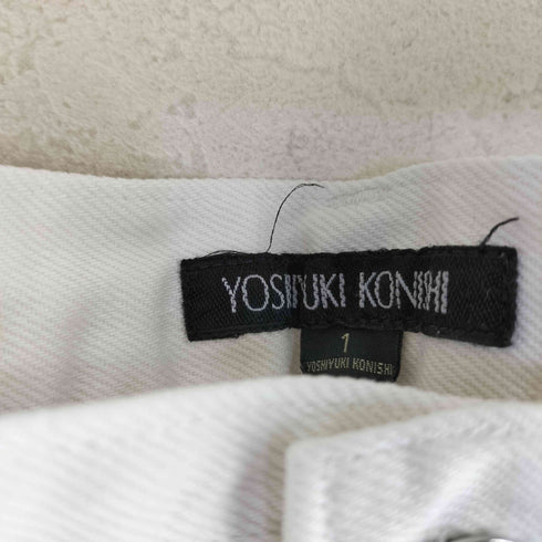 ヨシユキコニシ YOSHIYUKI KONISHI カットオフデニムパンツ メンズ JPN:1