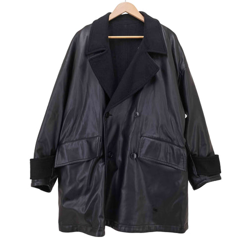 ハレ HARE リバーシブルフェイクレザーコート メンズ JPN:S