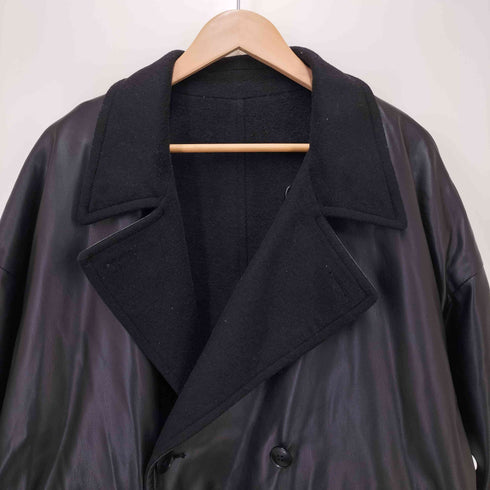 ハレ HARE リバーシブルフェイクレザーコート メンズ JPN:S