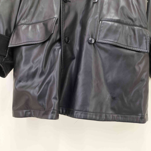 ハレ HARE リバーシブルフェイクレザーコート メンズ JPN:S