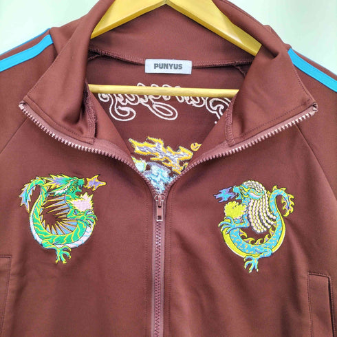 プニュズ PUNYUS 24ss ドラゴン刺繍ショートジャージトップ レディース JPN:2