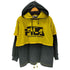 フィラ FILA ロゴプリント ナイロン切替レイヤードパーカー メンズ JPN:M