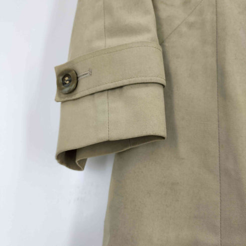 アクアスキュータム AQUASCUTUM 70-80s カナダ製 AQUA5 チェックライナー付 トレンチコート レディース