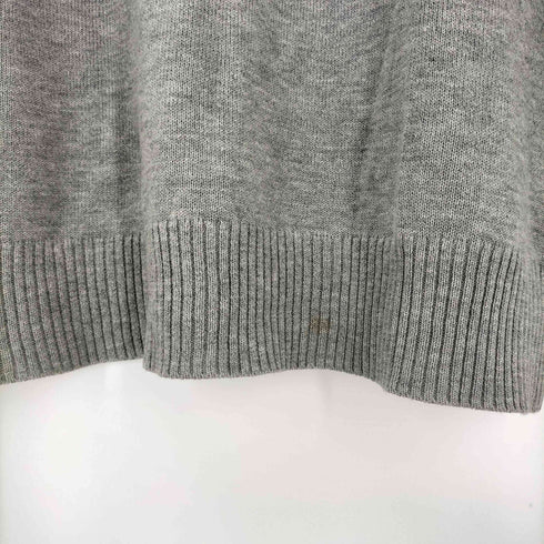 バーバリーブラックレーベル BURBERRY BLACK LABEL ノルディック柄 ホースロゴ刺繍Vネックニット メンズ JPN:2