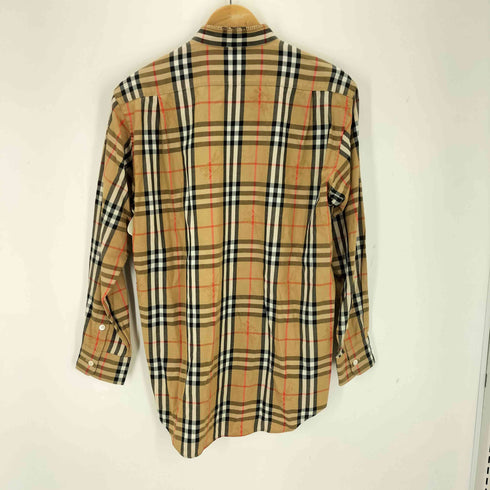 バーバリーズ BURBERRYS シャドーホース ノバチェック バンドカラーシャツ メンズ import:M
