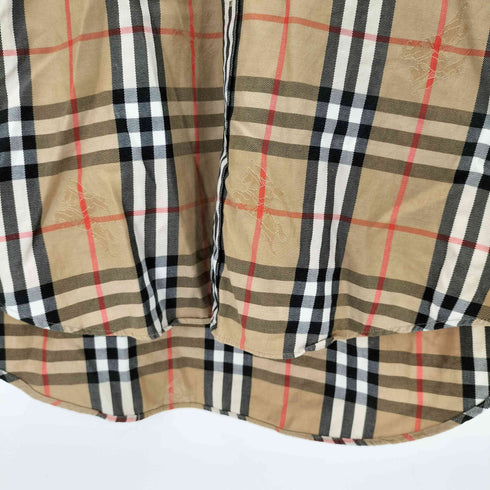 バーバリーズ BURBERRYS シャドーホース ノバチェック バンドカラーシャツ メンズ import:M