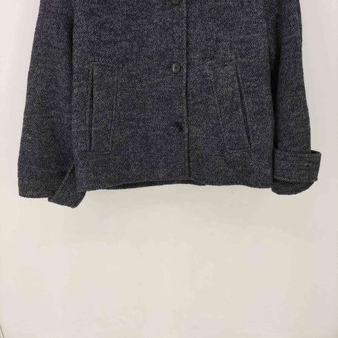 ザラ ZARA COLLECTION SHORT HERRINGBONE WOOL COAT ヘリンボーン ショート ウール コート レディース import:XS