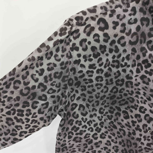 ジャーナルスタンダード JOURNAL STANDARD レオパード柄 長袖 バンドカラーシャツ レディース