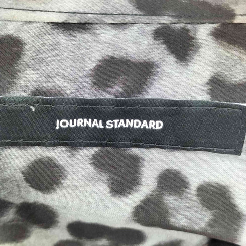 ジャーナルスタンダード JOURNAL STANDARD レオパード柄 長袖 バンドカラーシャツ レディース