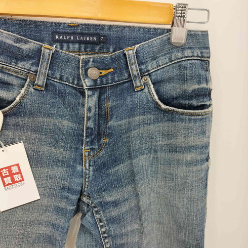 ラルフローレン RALPH LAUREN ローライズ ブーツカット デニムパンツ Y2K レディース 7