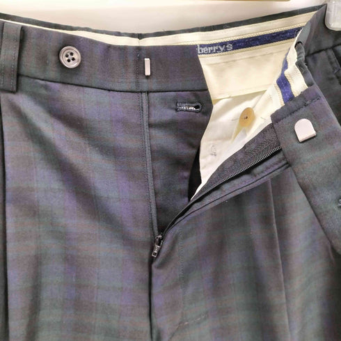 バーバリーズ BURBERRYS 2タック スラックスチェックパンツ メンズ 85