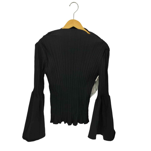 grespa フレアスリーブ ハイネック プリーツ カットソー レディース M-L