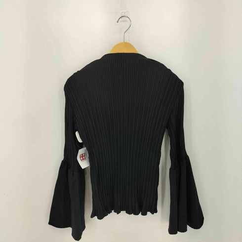 grespa フレアスリーブ ハイネック プリーツ カットソー レディース M-L