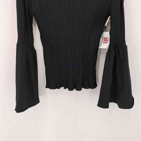 grespa フレアスリーブ ハイネック プリーツ カットソー レディース M-L