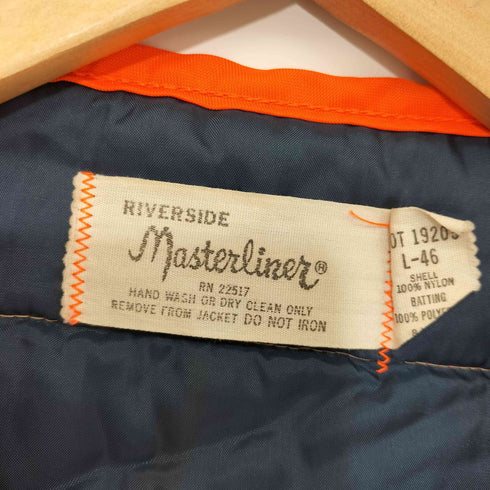 RIVERSIDE MASTERBILT 中綿 ハンティングジャケット メンズ import:L