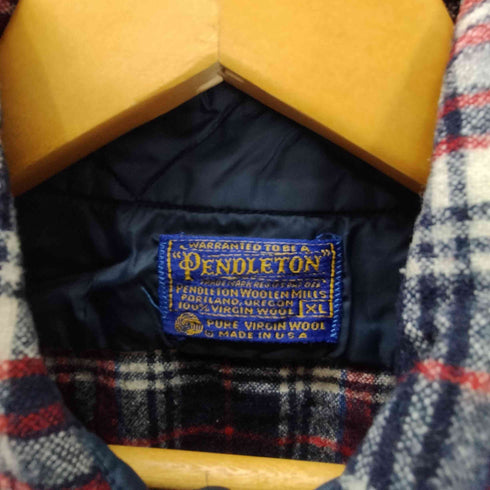 ペンドルトン PENDLETON USA製 チェック ネルシャツ メンズ import:XL